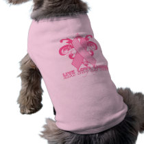 Pink Ribbons Every Day Dog Tee