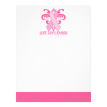 Pink Ribbons Every Day Letterhead