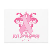 Pink Ribbons Every Day Postcard