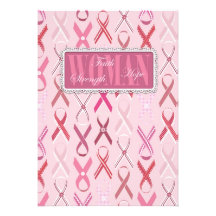 Pink Ribbons Invitation