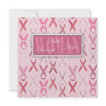 Pink Ribbons Invitation Square