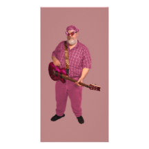 Pink Rocker Photo Greeting Card