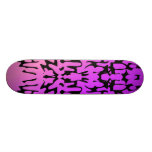 Pink Rorschach Test Skateboard