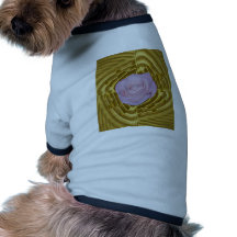 Pink rose and sacred geometry dog t-shirt