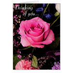 Pink Rose Art Photo Mother's Day Card