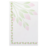 Pink Rose Buds Stationery-Floral