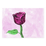 Pink Rose. Business Card Template