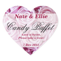 PInk Rose Candy Buffet Sticker