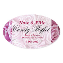 PInk Rose Candy Buffet Sticker