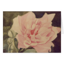 pink rose cards