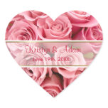 Pink Rose Elegance - Customize Stickers
