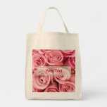 Pink Rose Elegance Tote Bags