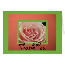 Pink Rose Greeting Cards