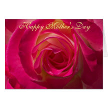 Pink Rose Mother's Day Card
