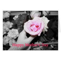 Pink Rose Mother's Day Card