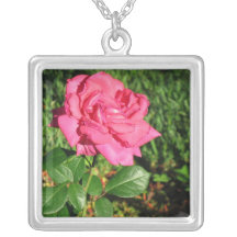 Pink Rose necklace