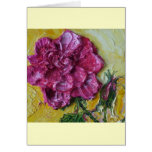 Pink Rose Painting Thank You Card