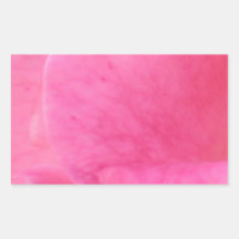 Pink Rose Petal Art  -  Theme Decorations Rectangle Stickers