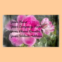 Pink  Rose Petals  Business Cards business cards