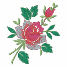 Pink Rose Polo Shirt