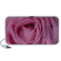 Pink rose portable speaker