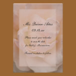 Pink Rose Quinceañera Save the Date invitations