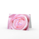 Pink Rose, Save The Date Card