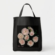 Pink Rose Shopping Bag