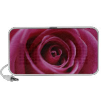 Pink rose notebook speakers