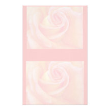 Pink Rose Stationary Stationery Design