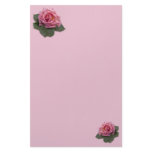 Pink Rose Stationery