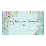 Pink Rose & Tassels Business Cards