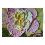 Pink Rose Thank You Card