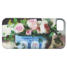 Pink Roses and Ivy iPhone 5 Covers