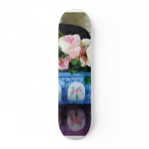 Pink Roses and Ivy Skateboard Deck