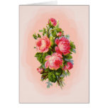 Pink Roses Customizable Cards