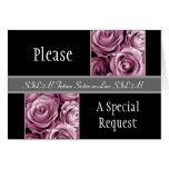 PINK Roses FUTURE SISTER IN LAW Be My Bridesmaid Card