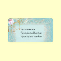 Pink Roses & Lace labels