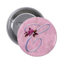 Pink Roses Monogram C