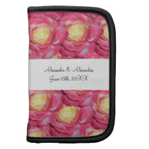Pink roses wedding favours planner