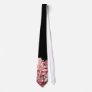 Pink Ruffled Roses Tie
