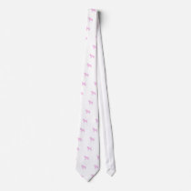 Pink Saint Bernard Neck Tie