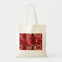 Pink Satin abstract Tote Bag