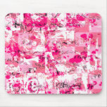 Pink Scene Graffiti Mouse Pads