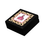 Pink Schoolhouse  / Leopard Teacher Gift Box