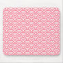Pink Seigaiha Pattern Mousepad