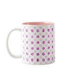 pink sequin effect dot pattern Drinkware Coffee Mug