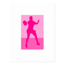 Pink Serve Post Cards