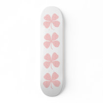 Pink Shamrock Abigail Skateboard Deck