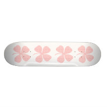 Pink Shamrock Abigail Skateboard Deck